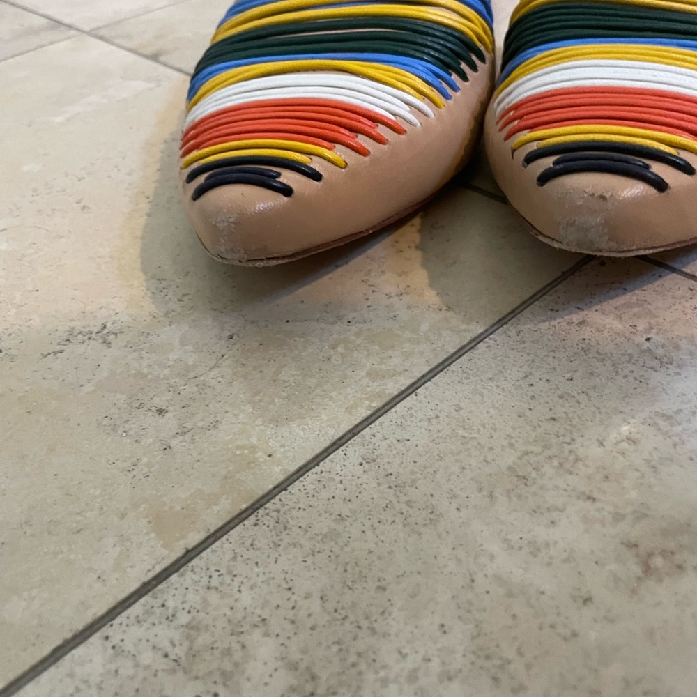 Tory Burch Siena multi- color mule sandals - Picture 8 of 10